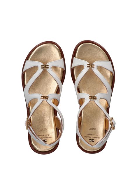 Sandali con logo ELISABETTA FRANCHI KIDS | F4A2-E05641733139